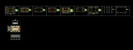 铝制电脑外壳冲压切挂点模具设计图缩略图